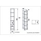 Bookshelf Polka - White Gold
White Bookshelf Polka - White Gold
White