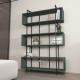 Βιβλιοθήκη - Bruti - Χρώμα Μαύρο & Πράσινο - 120x30x180εκ Βιβλιοθήκη - Bruti - Χρώμα Μαύρο & Πράσινο - 120x30x180εκ