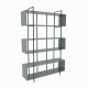 Βιβλιοθήκη - Bruti - Χρώμα Μαύρο & Πράσινο - 120x30x180εκ Βιβλιοθήκη - Bruti - Χρώμα Μαύρο & Πράσινο - 120x30x180εκ