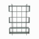 Βιβλιοθήκη - Bruti - Χρώμα Μαύρο & Πράσινο - 120x30x180εκ Βιβλιοθήκη - Bruti - Χρώμα Μαύρο & Πράσινο - 120x30x180εκ