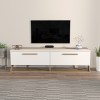 TV Stand Astrid - White, Walnut White
Walnut