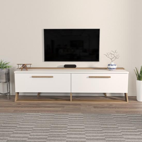 TV Stand Astrid - White, Walnut White
Walnut TV Stand Astrid - White, Walnut White
Walnut