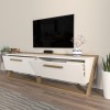 TV Stand Astrid - White, Walnut White
Walnut