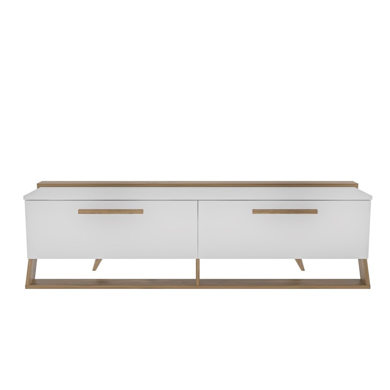 TV Stand Astrid - White, Walnut White
Walnut