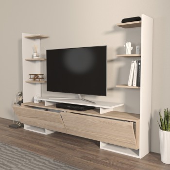 TV Stand Ava - White, Oak White
Oak