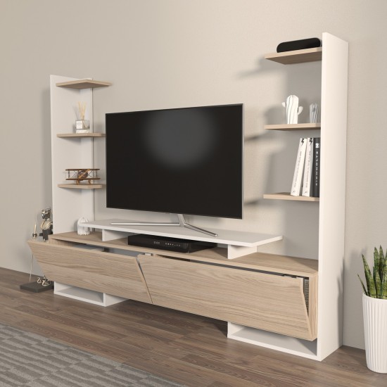 TV Stand Ava - White, Oak White
Oak TV Stand Ava - White, Oak White
Oak