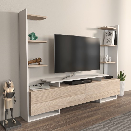 TV Stand Ava - White, Oak White
Oak TV Stand Ava - White, Oak White
Oak