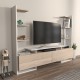 TV Stand Ava - White, Oak White
Oak TV Stand Ava - White, Oak White
Oak