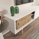 TV Stand Ecrin - White, Walnut White
Walnut TV Stand Ecrin - White, Walnut White
Walnut