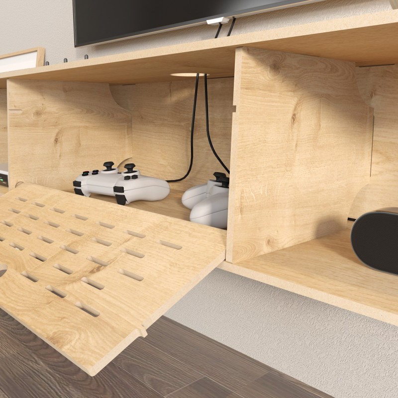 TV Stand Sima - Oak Oak