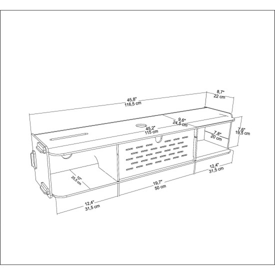TV Stand Sima - Oak Oak TV Stand Sima - Oak Oak