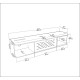 TV Stand Sima - Oak Oak TV Stand Sima - Oak Oak