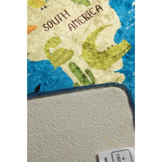 Conceptum Hypnose Carpet (140 x 190) World Map Multicolor
