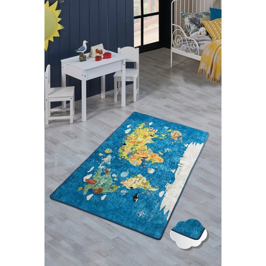 Conceptum Hypnose Carpet (200 x 290) World Map Multicolor
