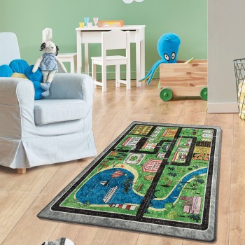 Carpet (140 x 190) Traffic Multicolor