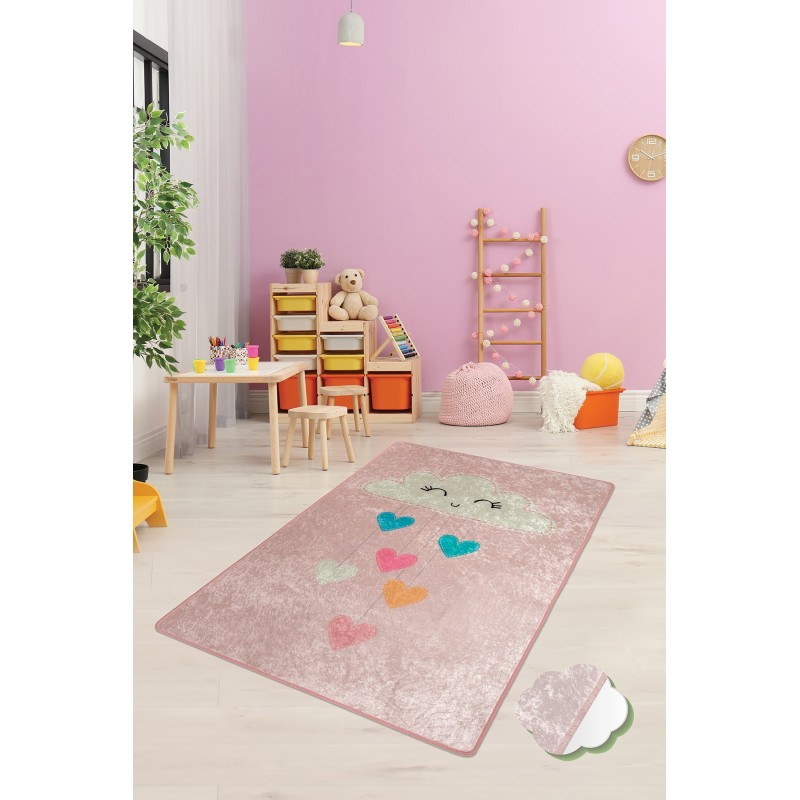 Conceptum Hypnose Carpet (100 x 160) Baby Cloud - Pink Multicolor