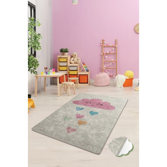 Carpet (100 x 160) Baby Cloud - Ecru Multicolor Conceptum Hypnose Carpet (100 x 160) Baby Cloud - Ecru Multicolor
