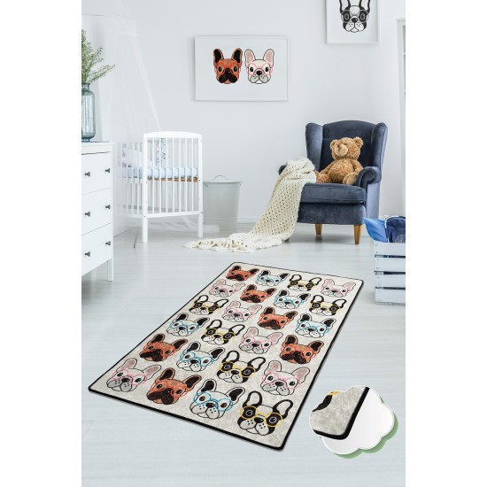 Carpet (100 x 160) Dogs Multicolor Conceptum Hypnose Carpet (100 x 160) Dogs Multicolor