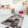Χαλί (140 x 190) Cats - Grey Multicolor