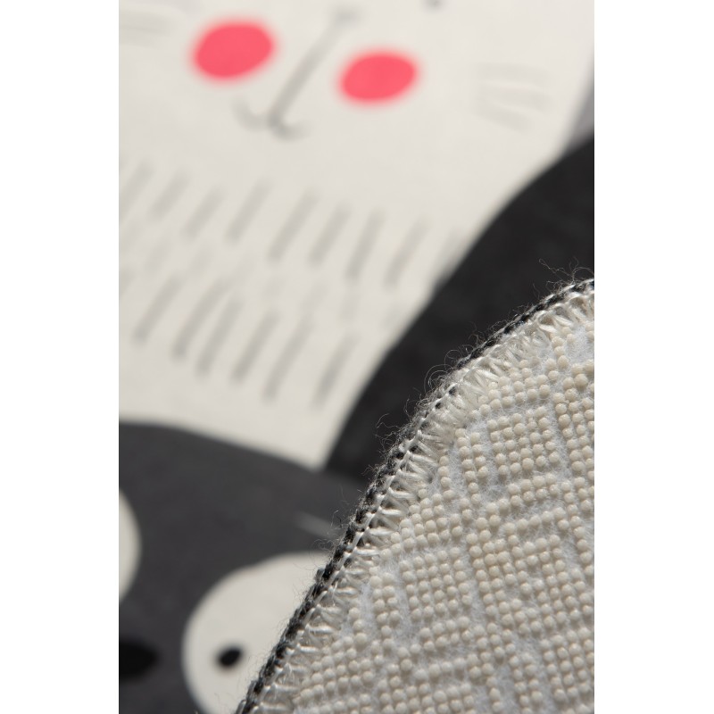 Conceptum Hypnose Carpet (140 x 190) Cats - Grey Multicolor