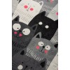 Conceptum Hypnose Carpet (140 x 190) Cats - Grey Multicolor