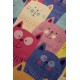 Carpet (100 x 160) Cats - Colourful Multicolor Conceptum Hypnose Carpet (100 x 160) Cats - Colourful Multicolor