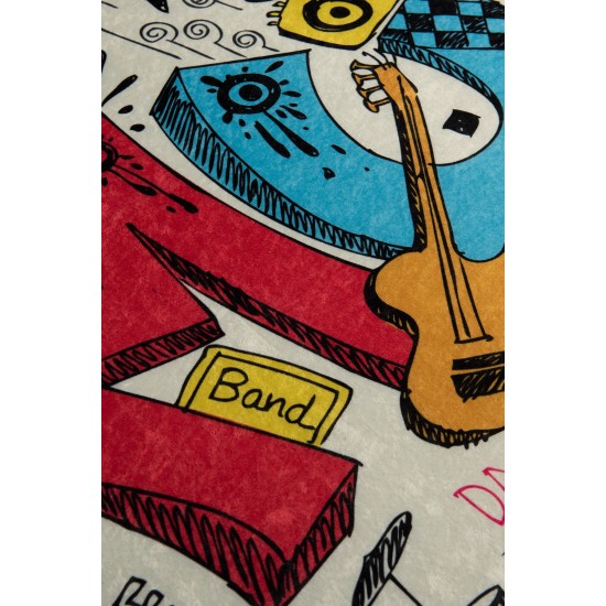Carpet (100 x 160) Music Multicolor Conceptum Hypnose Carpet (100 x 160) Music Multicolor