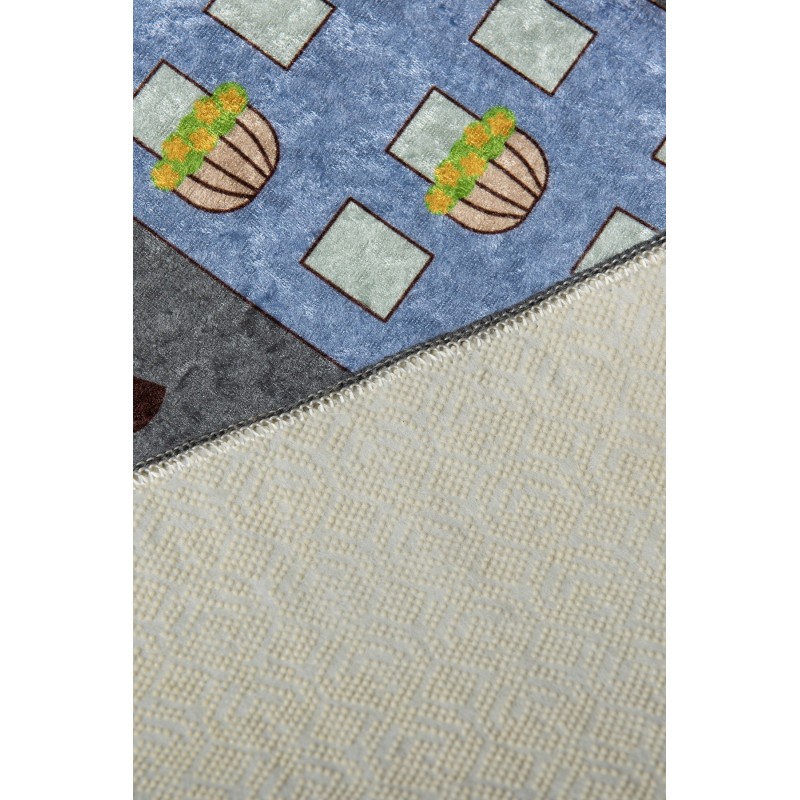Conceptum Hypnose Carpet (100 x 160) Small Town - Grey Multicolor