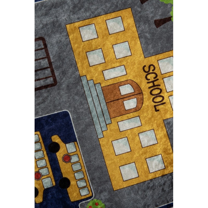 Conceptum Hypnose Carpet (100 x 160) Small Town - Grey Multicolor