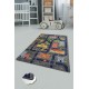 Conceptum Hypnose Carpet (140 x 190) Small Town - Grey Multicolor