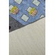 Conceptum Hypnose Carpet (140 x 190) Small Town - Grey Multicolor
