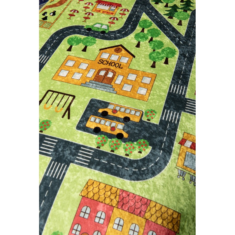 Conceptum Hypnose Carpet (200 x 290) Small Town - Green Multicolor