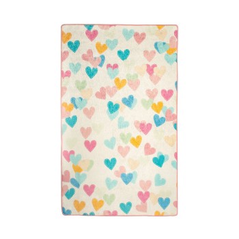 Παιδικό Χαλί (100 x 160) Hearts Multicolor