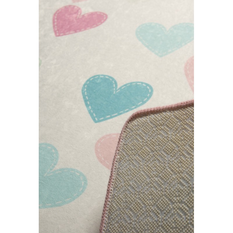 Παιδικό Χαλί (100 x 160) Hearts Multicolor