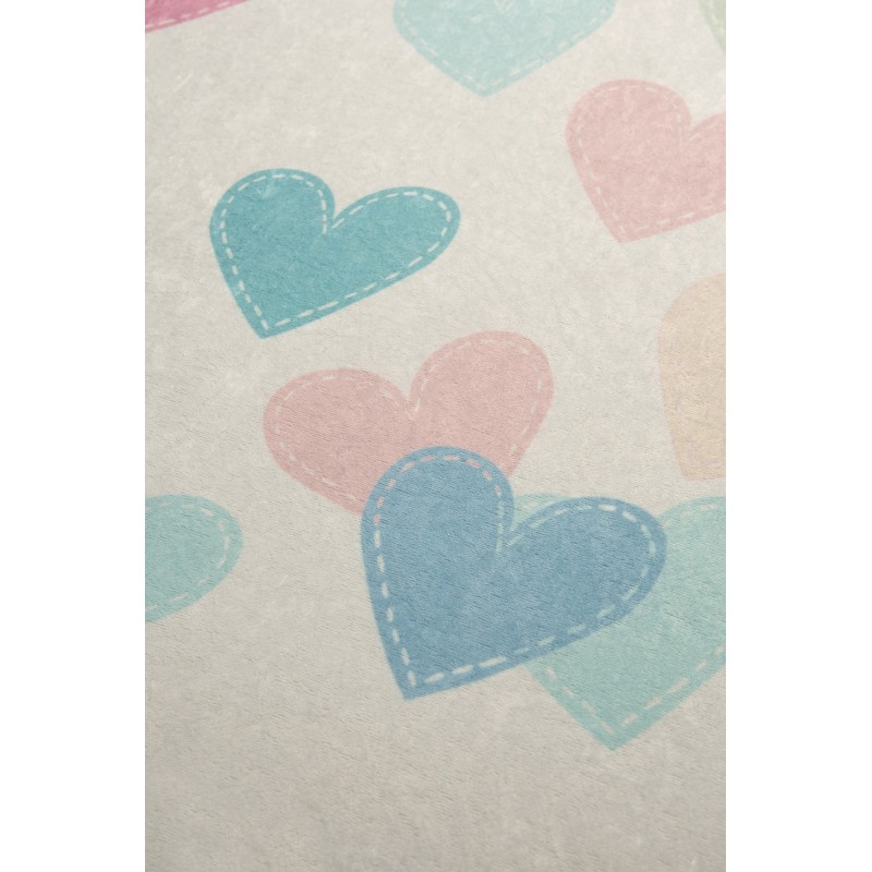 Παιδικό Χαλί (100 x 160) Hearts Multicolor