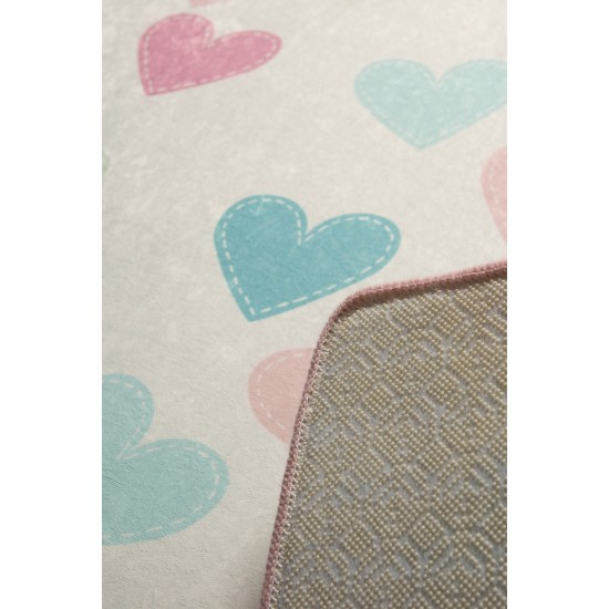 Carpet (140 x 190) Hearts Multicolor Conceptum Hypnose Carpet (140 x 190) Hearts Multicolor