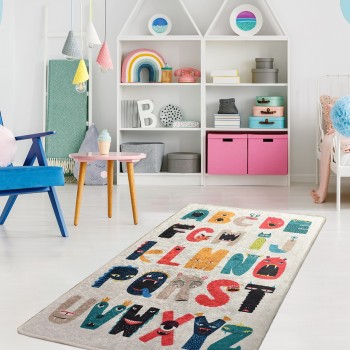 Carpet (140 x 190) Monsters Multicolor