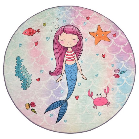 Carpet (140 cm) Mermaid Multicolor Conceptum Hypnose Carpet (140 cm) Mermaid Multicolor