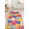 Hall Carpet (80 x 150) Cats Multi Djt Multicolor