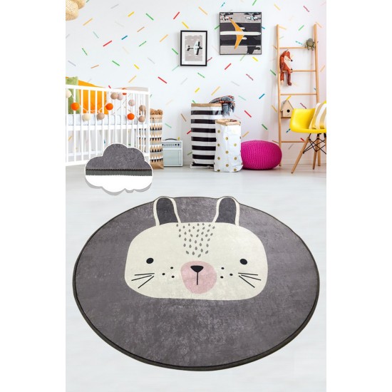 Carpet (100 cm) Bunny Multicolor Carpet (100 cm) Bunny Multicolor