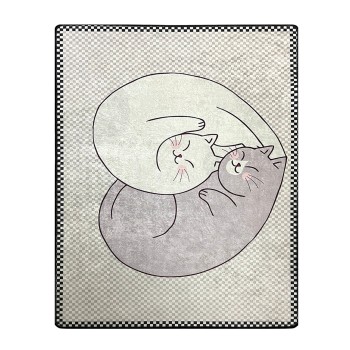 Hall Carpet (80 x 100) Katt Multicolor