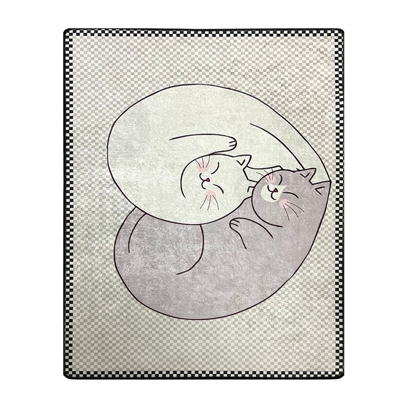 Hall Carpet (80 x 100) Katt Multicolor