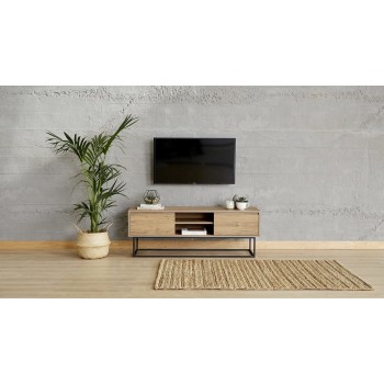 TV Stand Laxus 140 - Walnut Walnut
Black