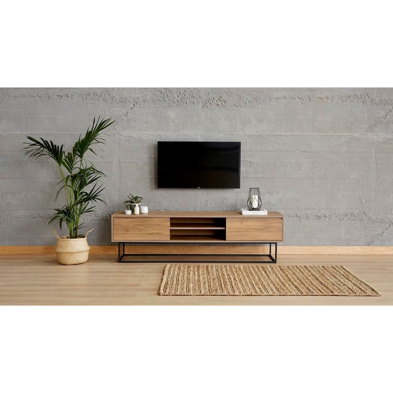 Hanah Home TV Stand Laxus 180 - Walnut Walnut
Black
