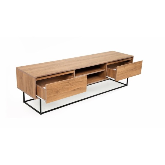 TV Stand Laxus 180 - Walnut Walnut
Black Hanah Home TV Stand Laxus 180 - Walnut Walnut
Black