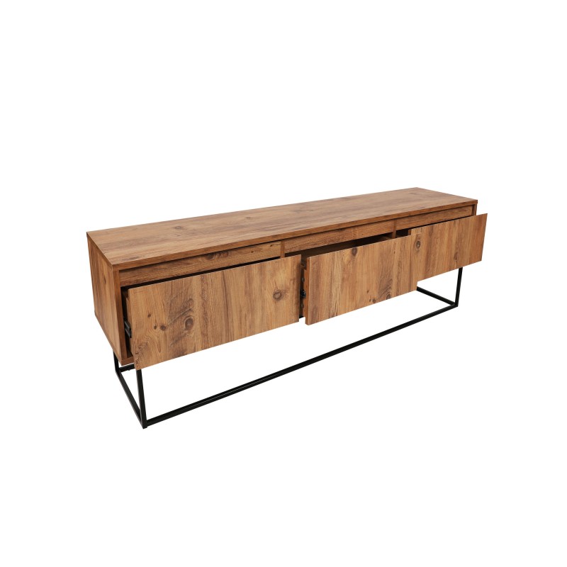 TV Stand Lupin 140 - Walnut Walnut
Black