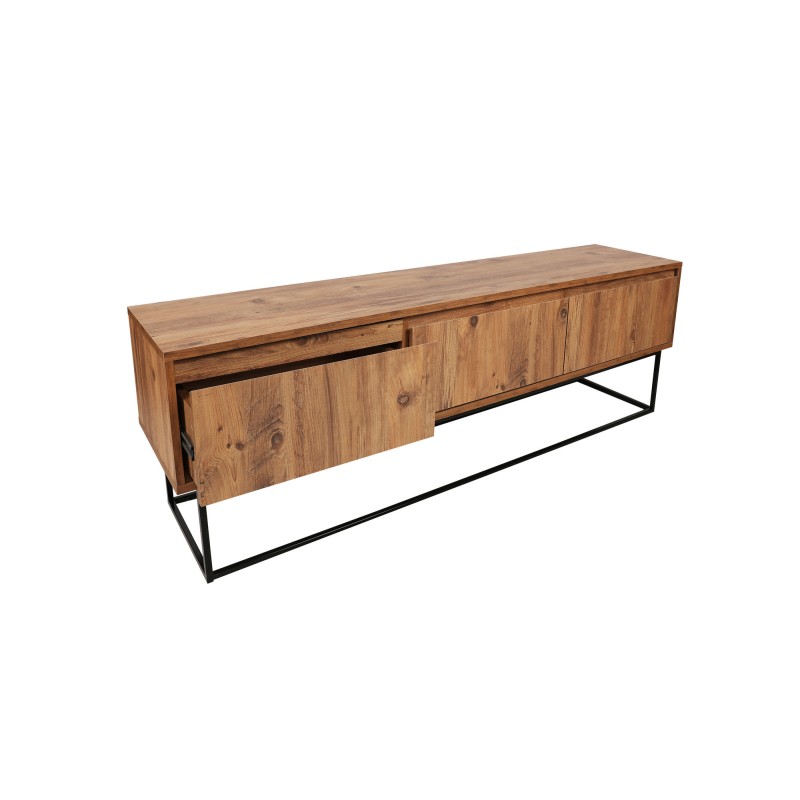 TV Stand Lupin 140 - Walnut Walnut
Black