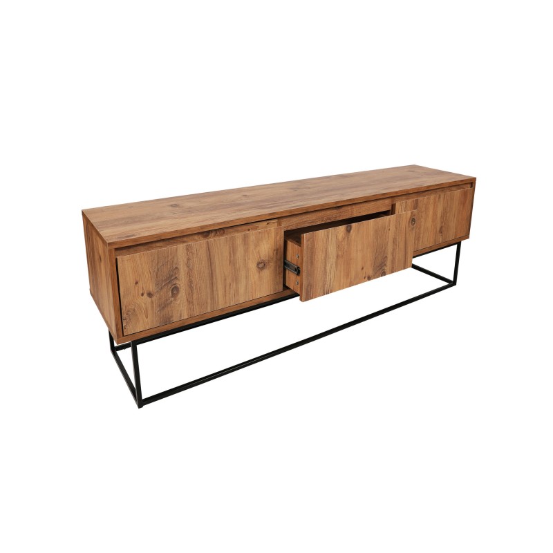 TV Stand Lupin 140 - Walnut Walnut
Black