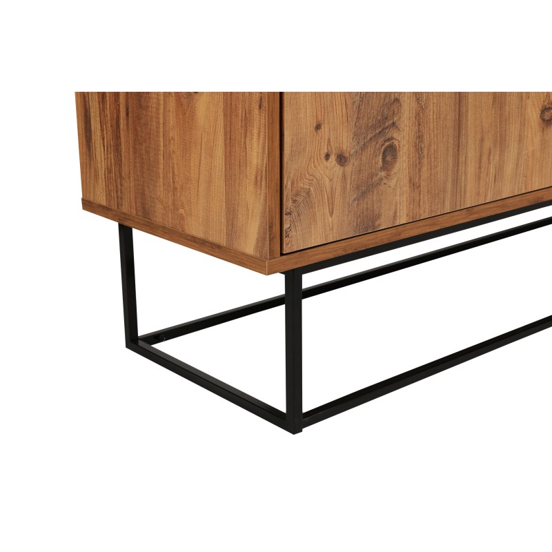 TV Stand Lupin 140 - Walnut Walnut
Black