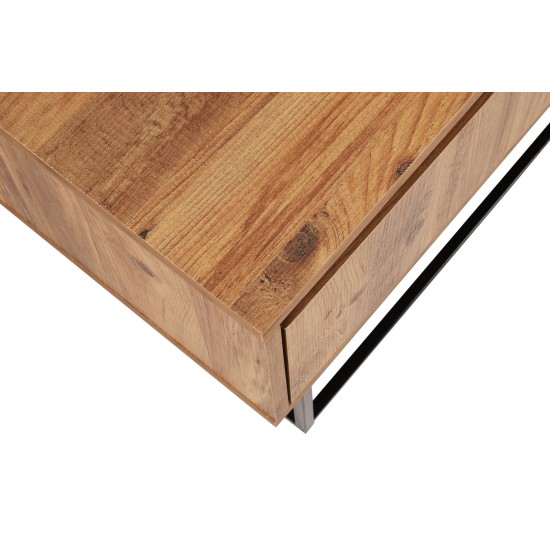 TV Stand Lupin 140 - Walnut Walnut
Black
